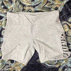 Forever 21 Sporty Short Small Design On Side gray